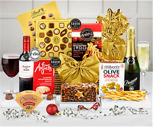 Winter Warmer Hamper With Sparkling Prosecco & Red Wine