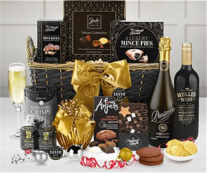 Christmas Fireside Hamper With Sparkling Prosecco & Mulled Wine