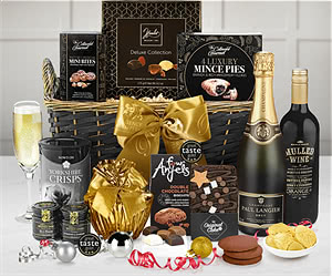 Christmas Splendour Hamper With Champagne & Mulled Wine