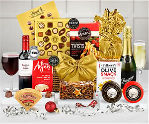 Winter Wonder Hamper With Sparkling Prosecco & Red Wine