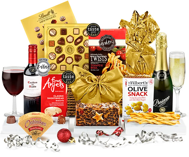 Winter Warmer Hamper With Sparkling Prosecco & Red Wine