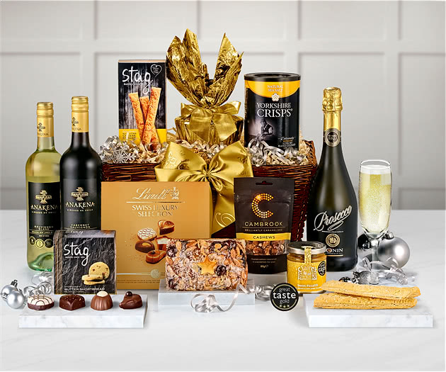 Festive Celebration Hamper With Sparkling Prosecco