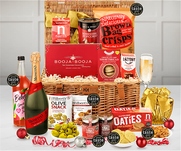 Vegan & Gluten-Free Christmas Hamper With Sparkling Prosecco