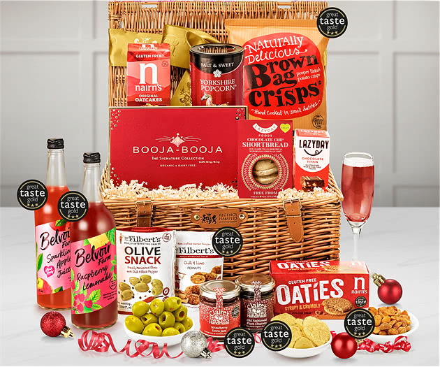 Vegan & Gluten-Free Christmas Hamper With Alcohol-Free Pressés