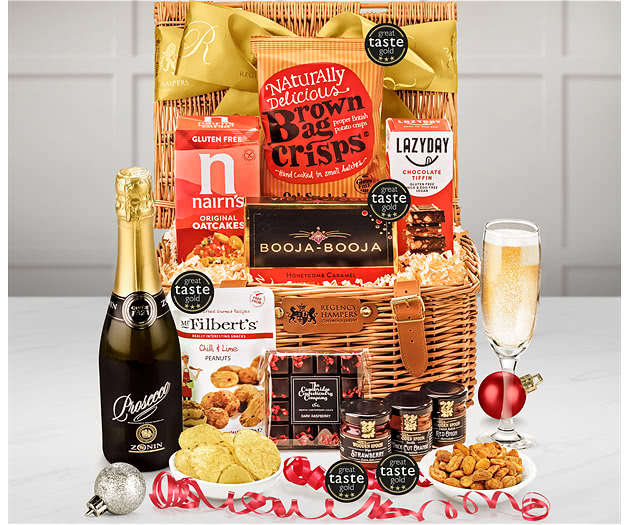 Vegan & Gluten-Free Festive Hamper With Sparkling Prosecco