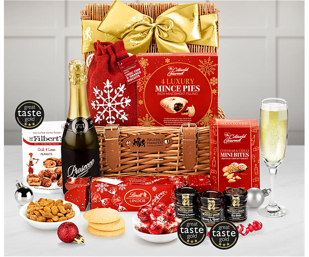 Red Robin Hamper With Sparkling Prosecco