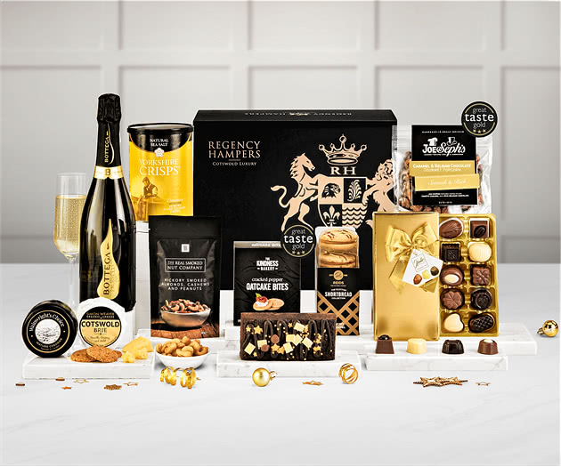 Christmas Cracker Hamper With Sparkling Prosecco