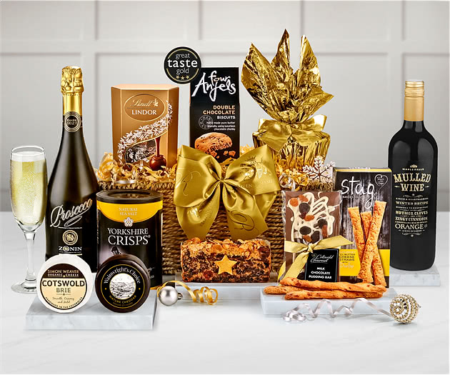 Wintertime Treats Hamper With Sparkling Prosecco & Mulled Wine