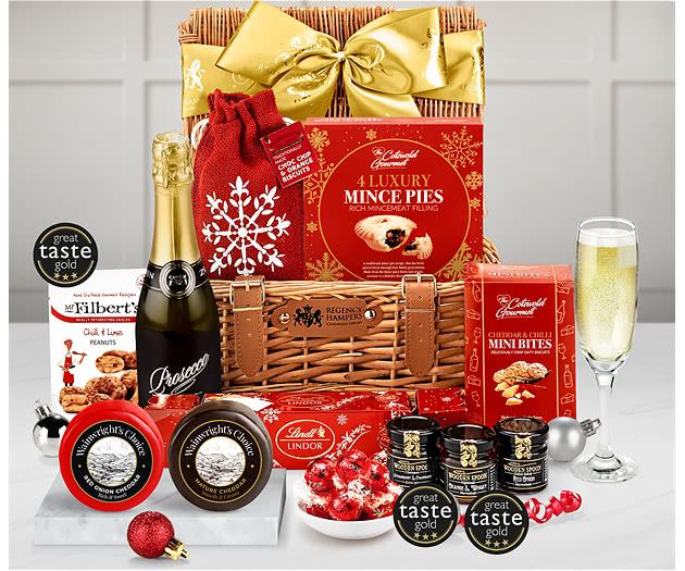 Winter Favourites Hamper With Sparkling Prosecco