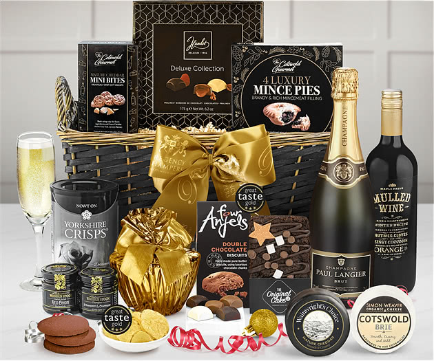 Festive Tradition Hamper With Champagne & Mulled Wine