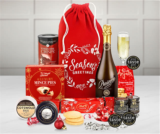 Festive Fanfare Hamper With Sparkling Prosecco