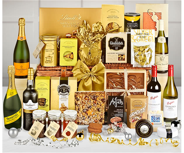 Festive Extravagance Hamper With Veuve Clicquot Champagne