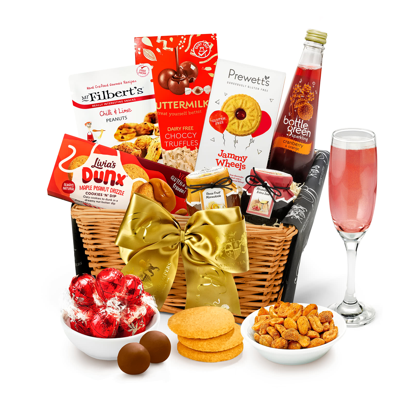 Chedworth Cheer Hamper With Alcohol Free Pressé Regency Hampers