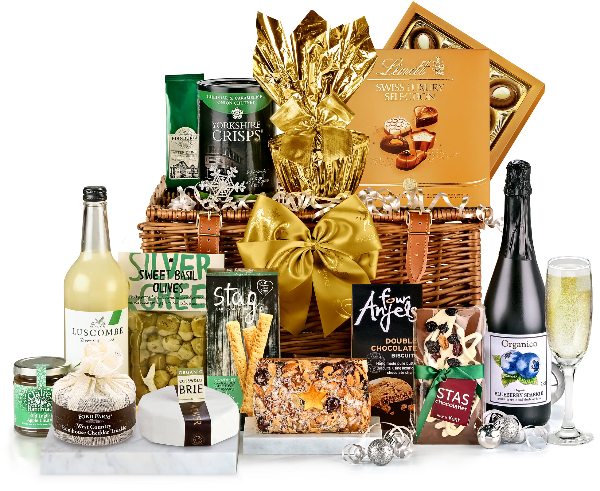 Christmas Surprise Hamper With Alcohol-Free Pressés - Regency Hampers